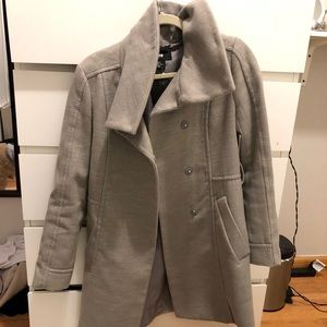 H&M grey pea coat